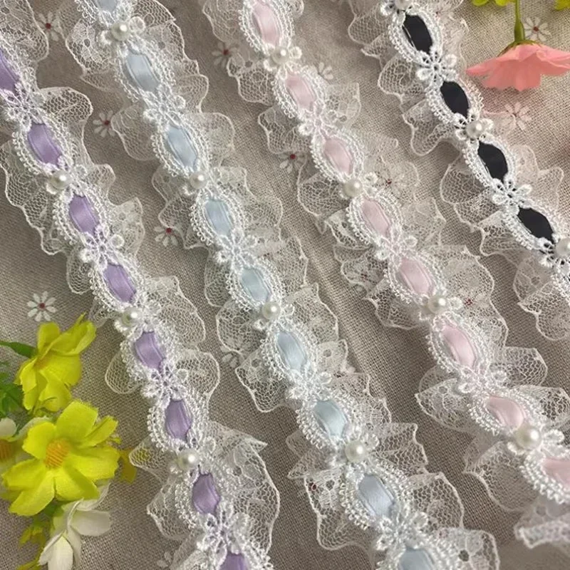 Lace Ribbon Trim - 5/10yards Lolita White Lace Trim Lvory