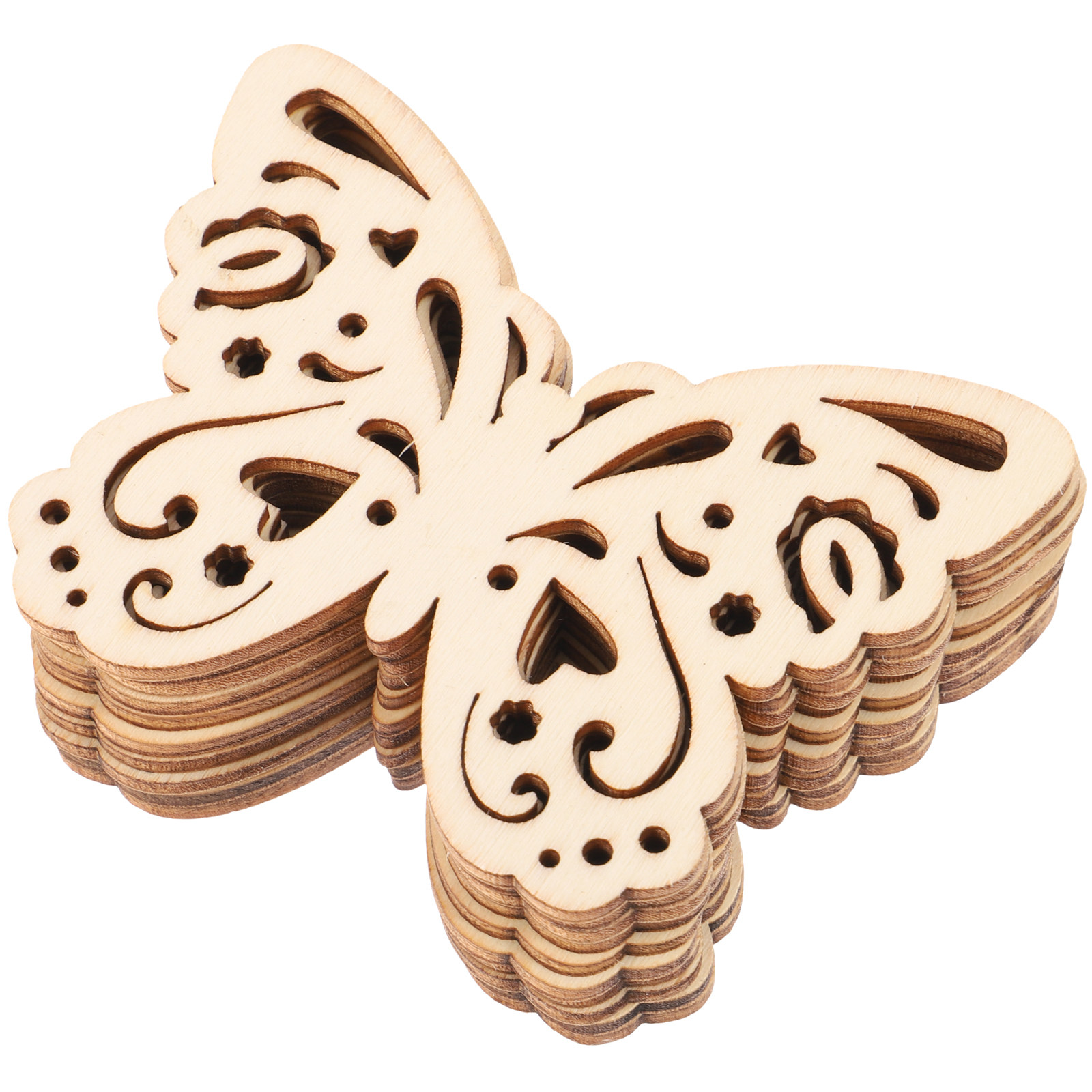 10Pcs 80Mm Natural Wood Slice  - Christmas Craft Embellishment incelemesi ve fiyatı