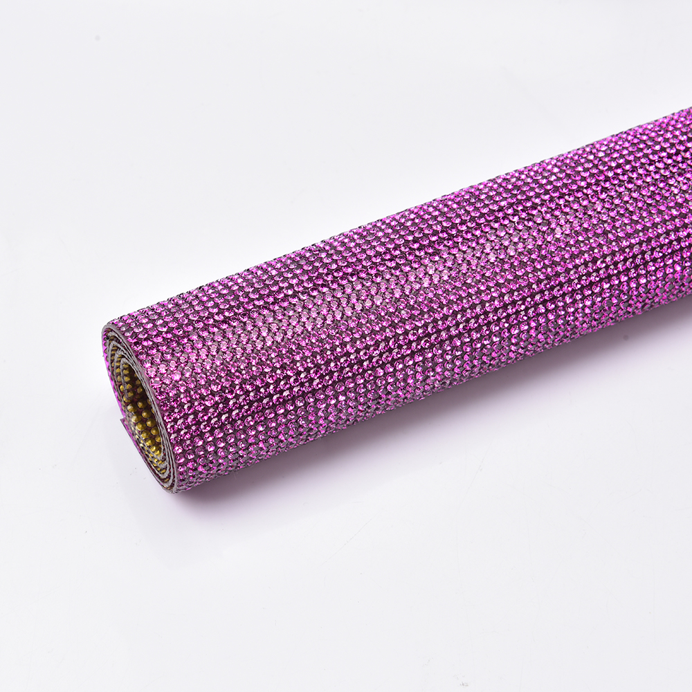 Fuchsia Rhinestone Sticker Tri - Hotfix Rhinestone Sheet incelemesi ve fiyatı