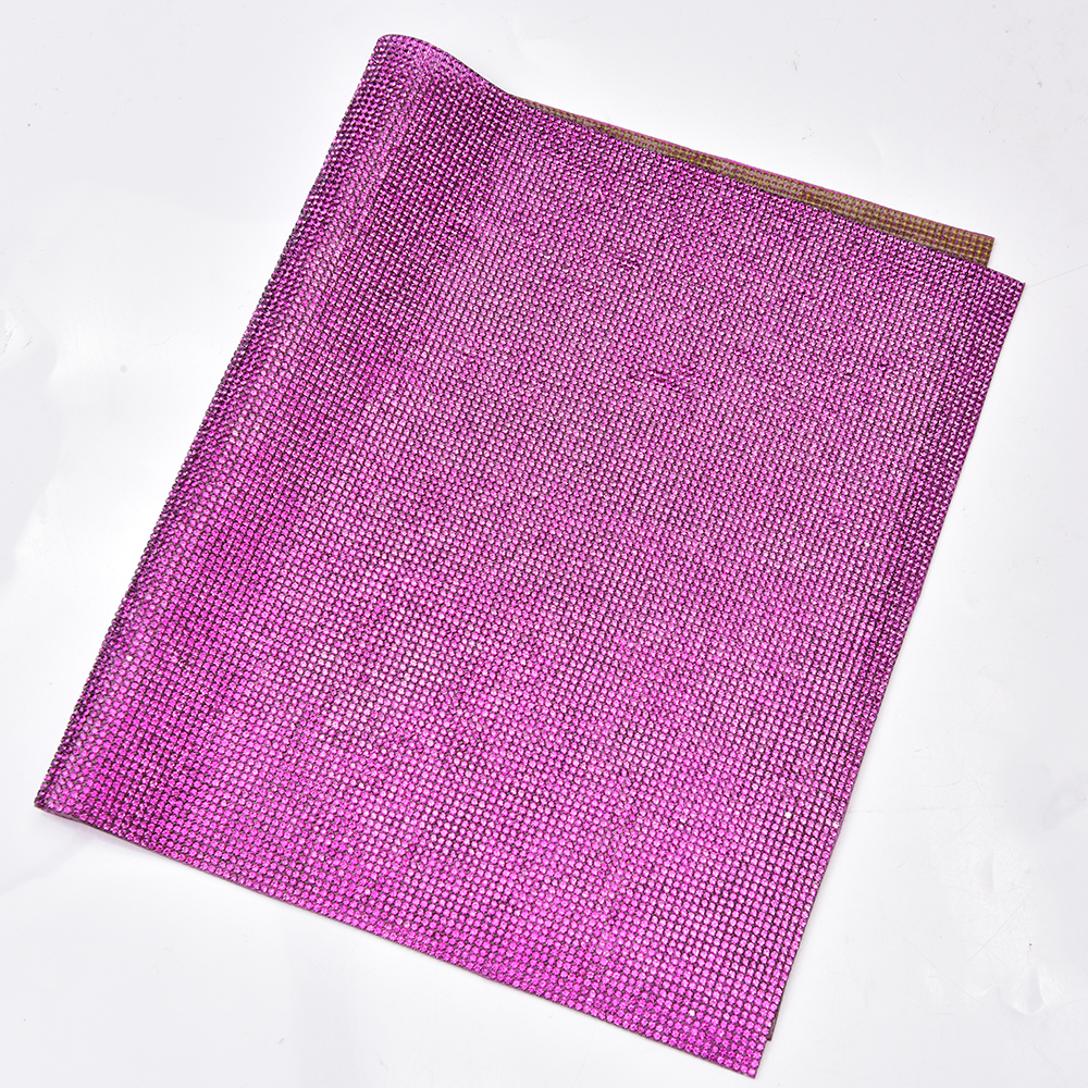 Fuchsia Rhinestone Sticker Tri - Hotfix Rhinestone Sheet incelemesi ve fiyatı