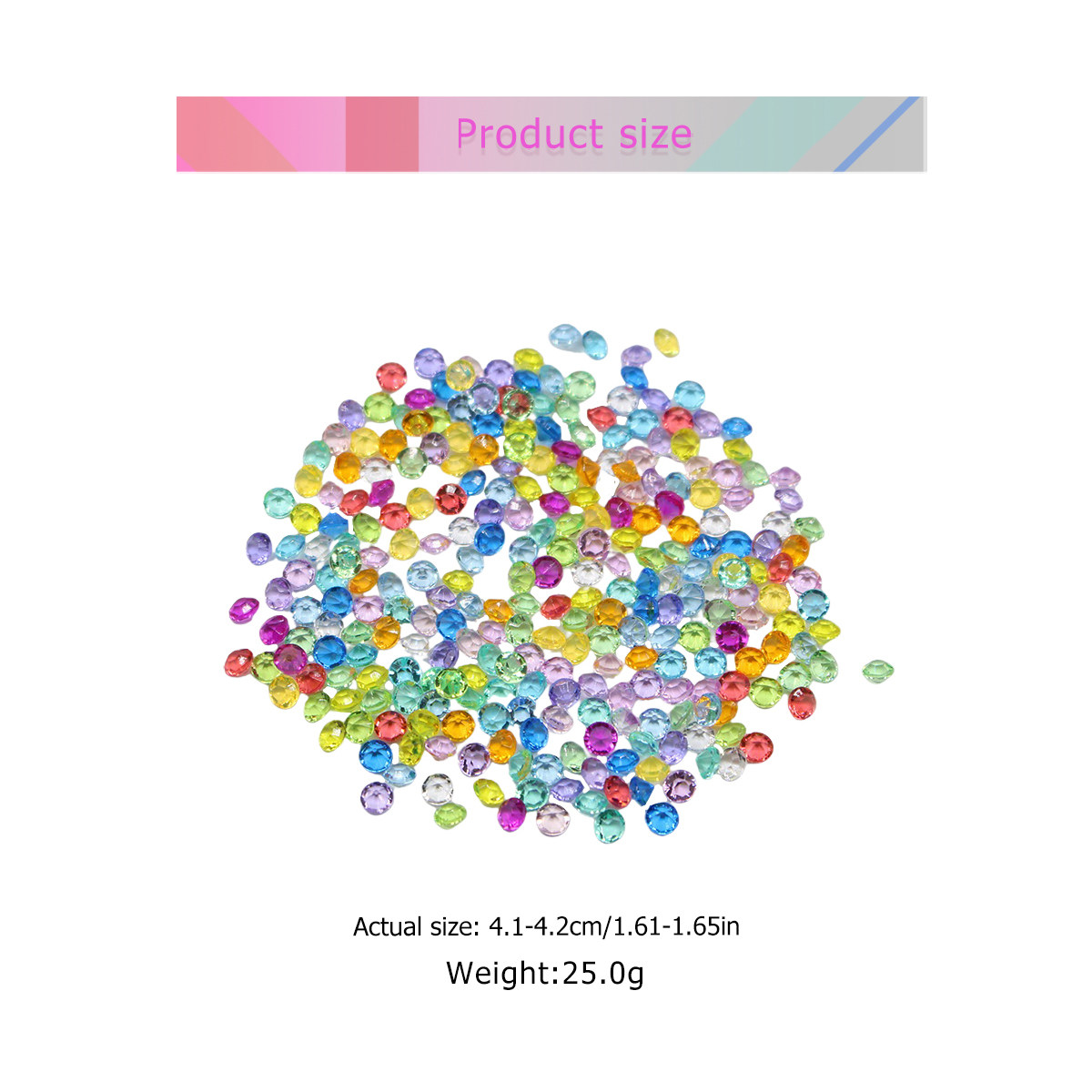 4.5mm Colorful Acrylic Diamond - Embellish Craft incelemesi ve fiyatı