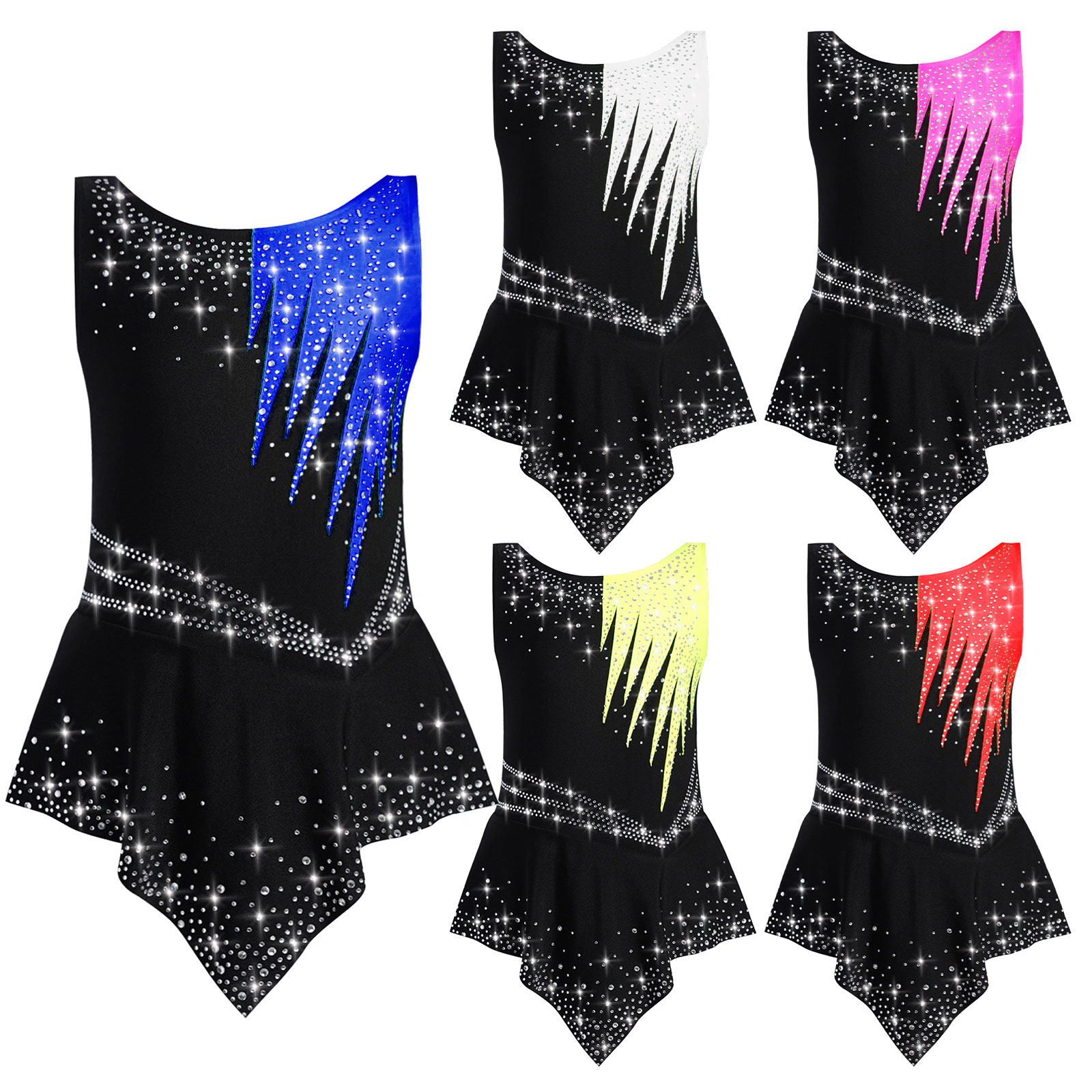 Girls Rhinestones Contrast Col - Rhinestone Banding Trim incelemesi ve fiyatı