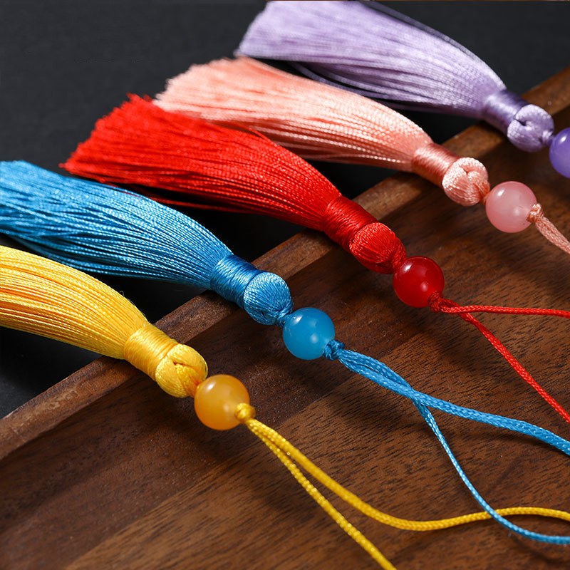 10/5Pcs Polyester Silk Tassel  - Beaded Trim Fringe incelemesi ve fiyatı