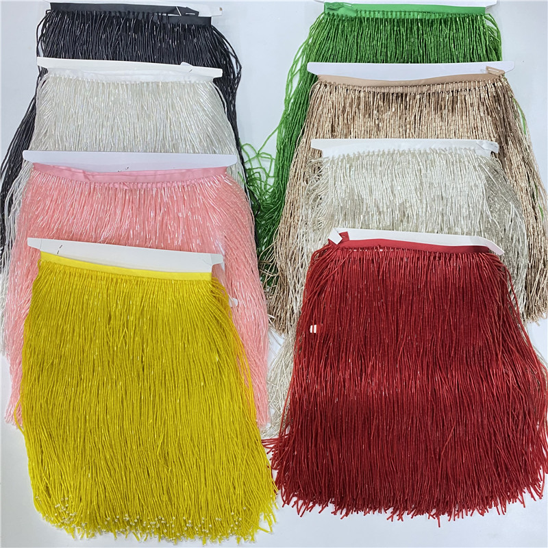 2metros/lot 30cm Wide High Qua - Beaded Trim Fringe incelemesi ve fiyatı