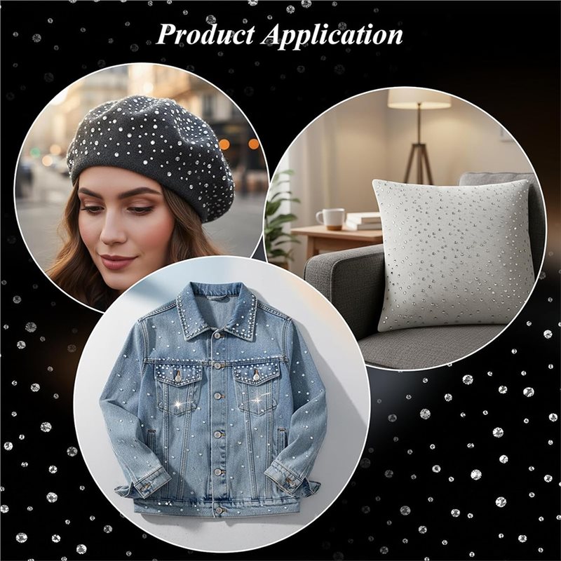 A64Z Rhinestone Sheets 10 Iron - Hotfix Rhinestone Sheet incelemesi ve fiyatı