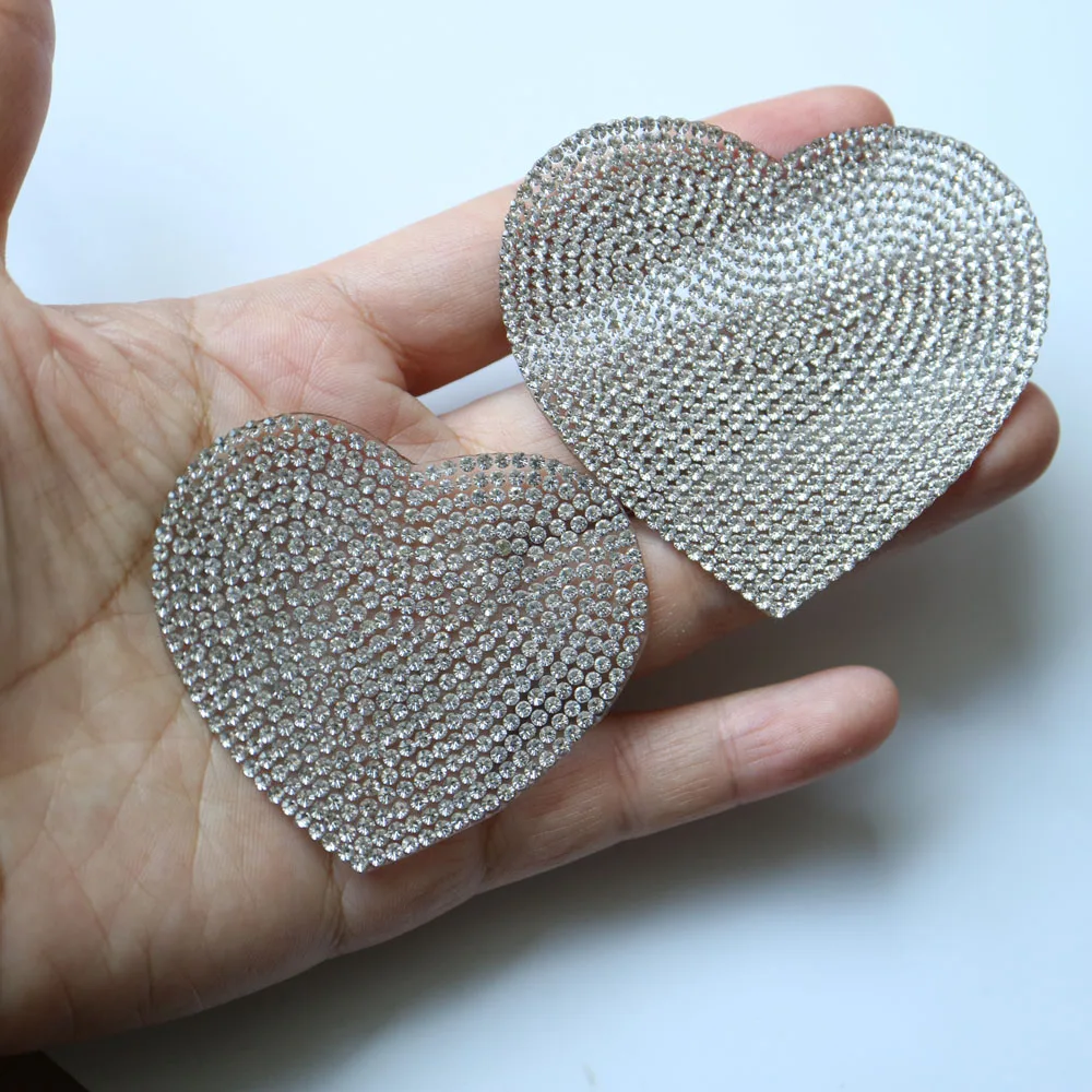 1pc Bling Rhinestone hotfix he - Hotfix Rhinestone Sheet incelemesi ve fiyatı