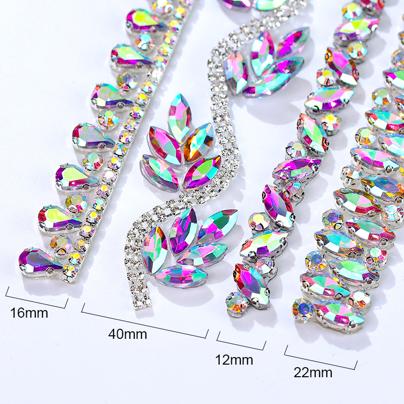 QIAO Rhinestone Trim Crystal A - Crystal Mesh Fabric incelemesi ve fiyatı