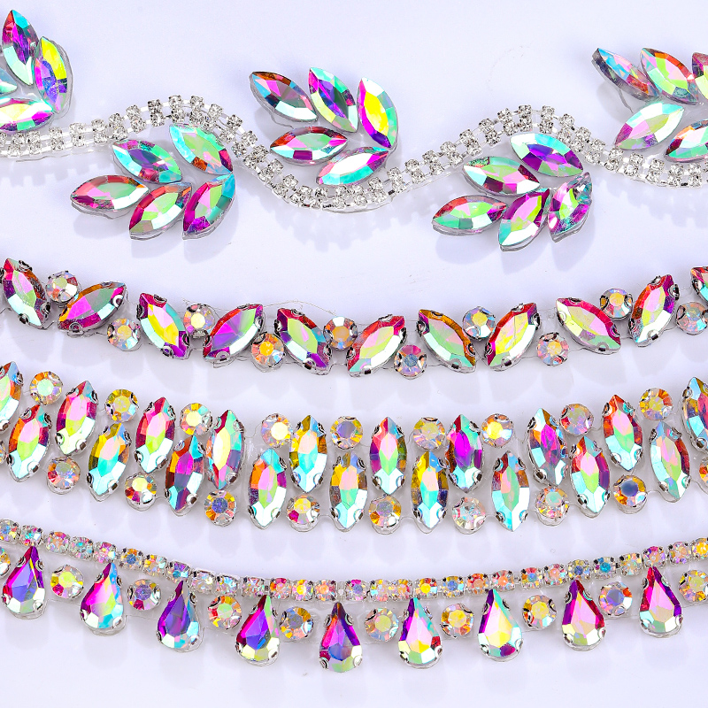 QIAO Rhinestone Trim Crystal A - Crystal Mesh Fabric incelemesi ve fiyatı