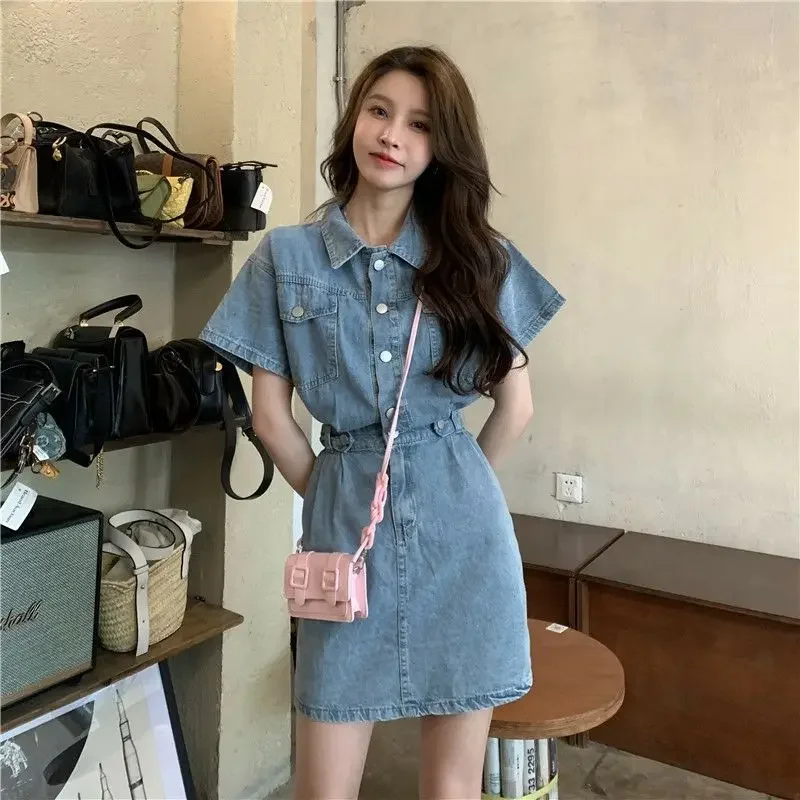 New Sweet Women Denim Short Dr - Embellish Knit incelemesi ve fiyatı