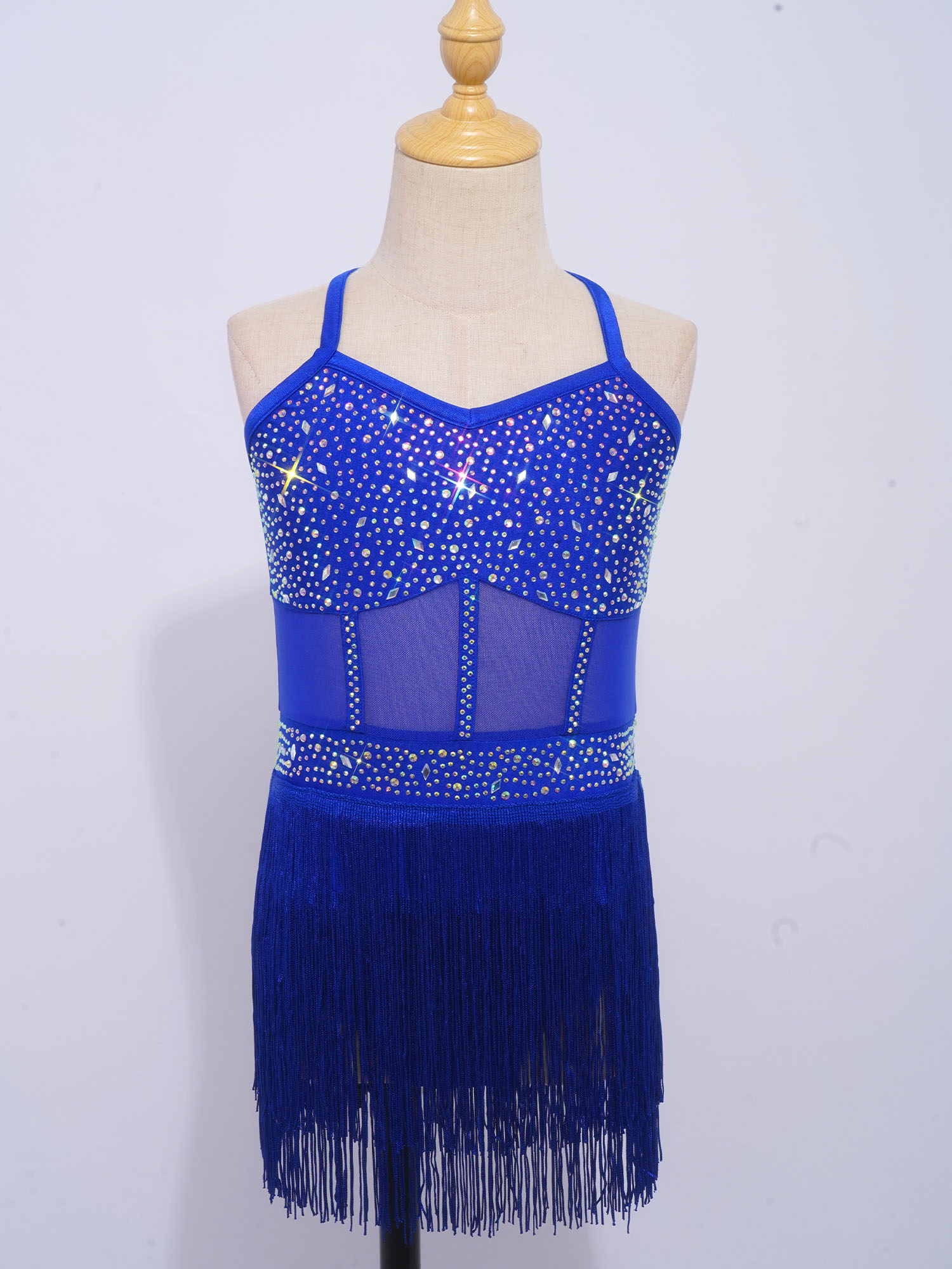 Kids Girls Latin Cha-cha Samba - Rhinestone Banding Trim incelemesi ve fiyatı