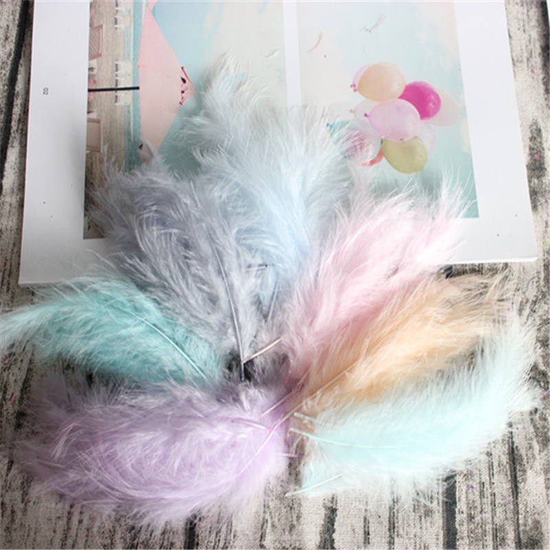 Turkey Feathers 50pcs 4-6 Inch - Feather Trim Marabou incelemesi ve fiyatı