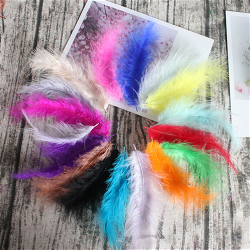 Turkey Feathers 50pcs 4-6 Inch - Feather Trim Marabou incelemesi ve fiyatı