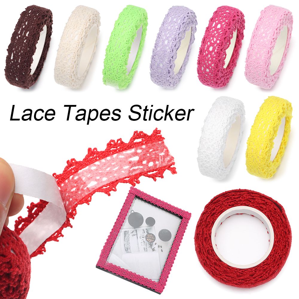 2Yards/pc Lace Tapes Sticker S - Lace Ribbon Trim incelemesi ve fiyatı
