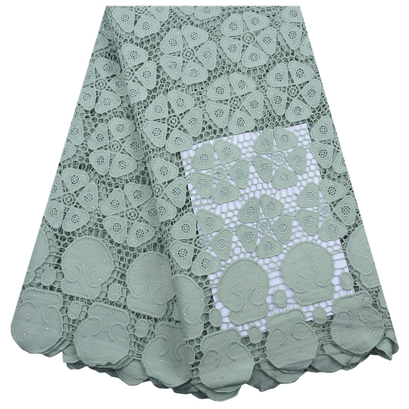 African Guipure Lace Fabric Wi - Crystal Mesh Fabric incelemesi ve fiyatı