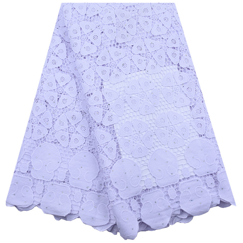 African Guipure Lace Fabric Wi - Crystal Mesh Fabric incelemesi ve fiyatı