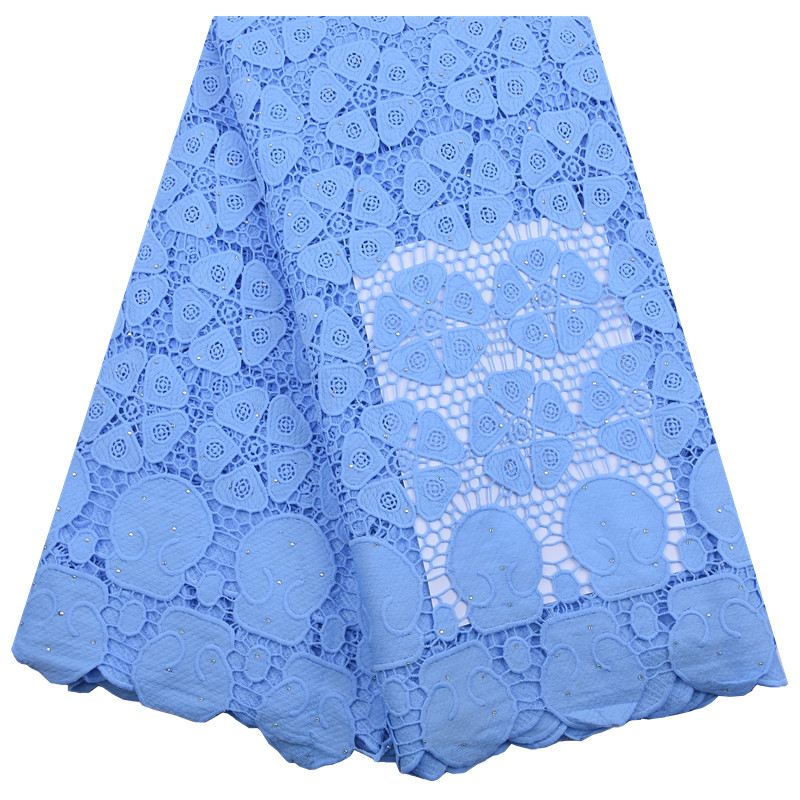 African Guipure Lace Fabric Wi - Crystal Mesh Fabric incelemesi ve fiyatı