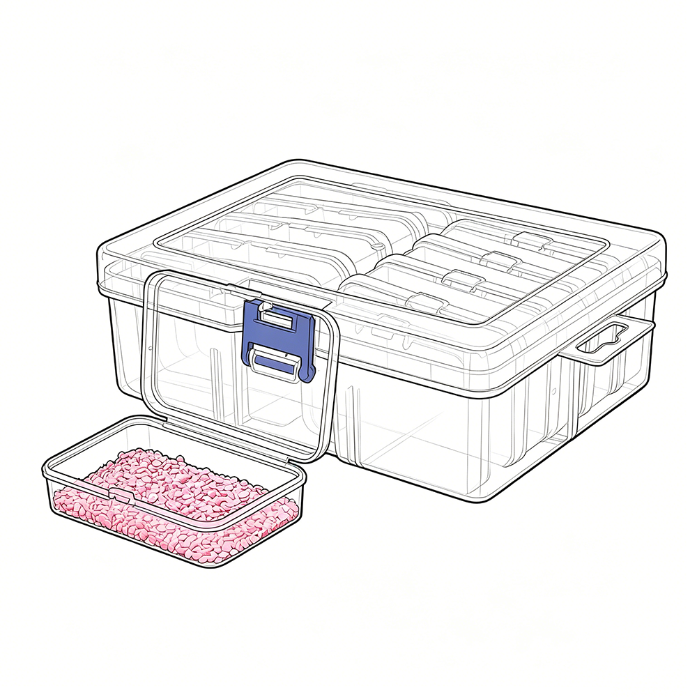 10/19/24/30 Grids 1 Set DIY Be - Craft Embellishment Storage incelemesi ve fiyatı