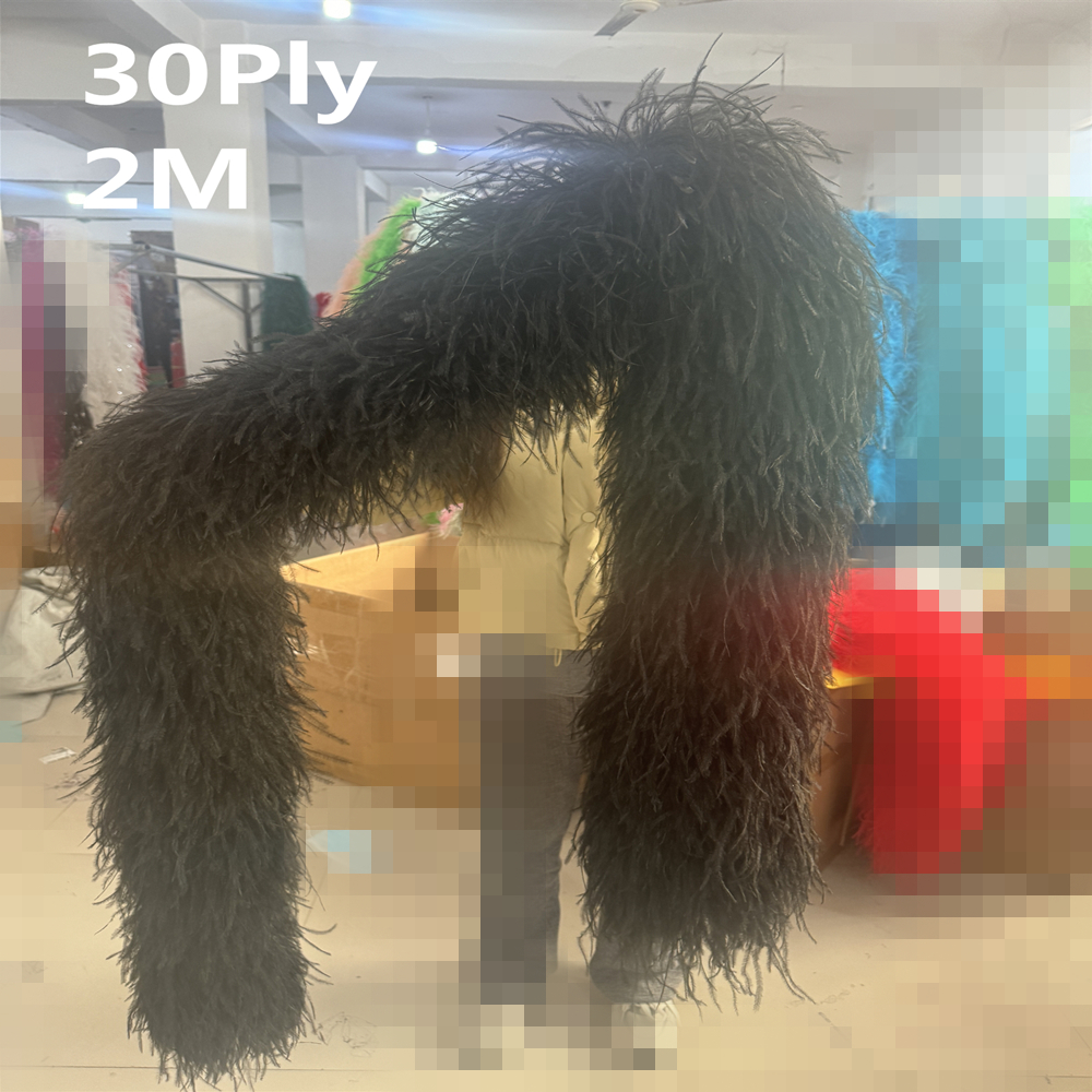 Natural Ostrich feather boa 1  - Feather Trim Marabou incelemesi ve fiyatı