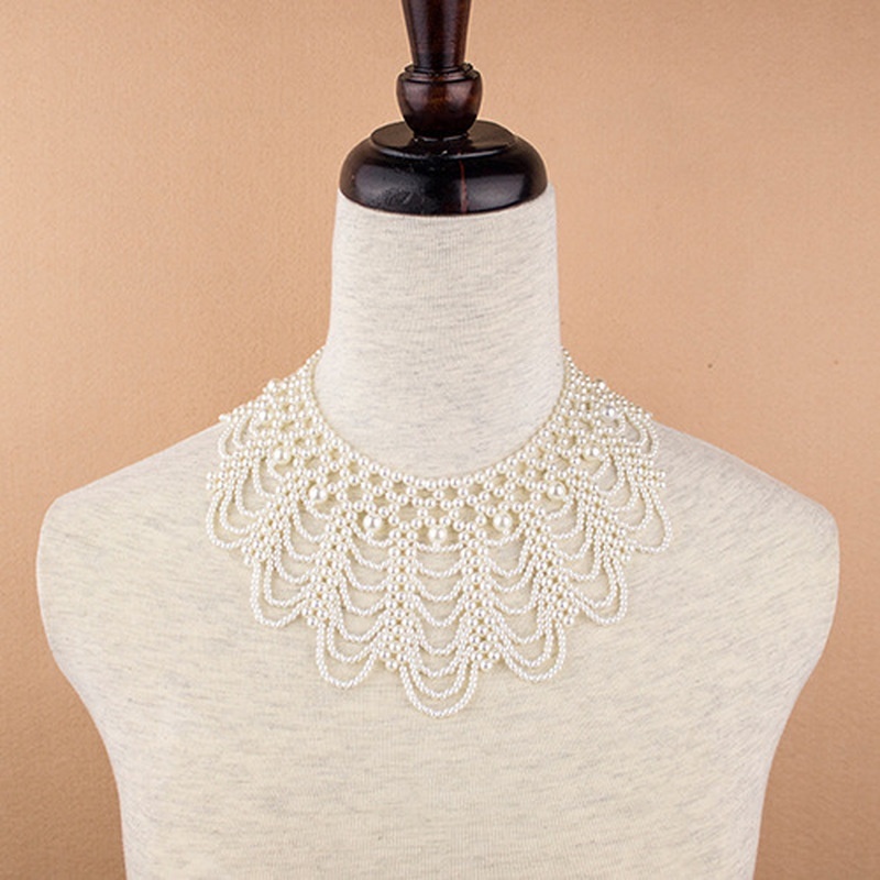 New Pearl Beaded Lace Trim Col - Beaded Trim Fringe incelemesi ve fiyatı