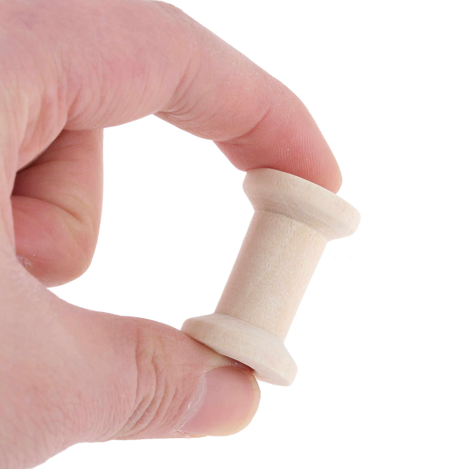 10Pcs Sewing Wooden Bobbins Sp - Organza Ribbon Spool incelemesi ve fiyatı