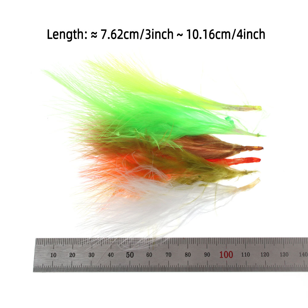 3.5g/Pack 3~4 inch Natural Mar - Feather Trim Marabou incelemesi ve fiyatı