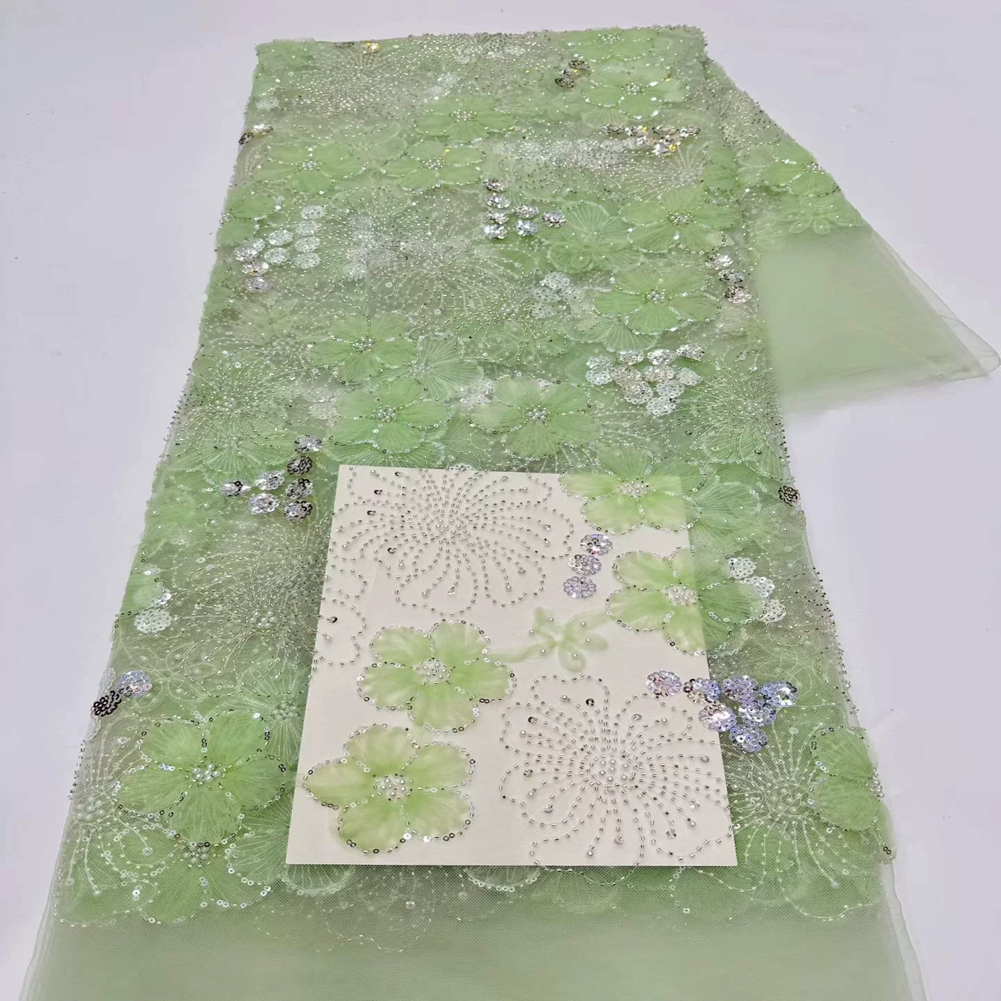 5yard soft mesh fabric Crystal - Crystal Mesh Fabric incelemesi ve fiyatı
