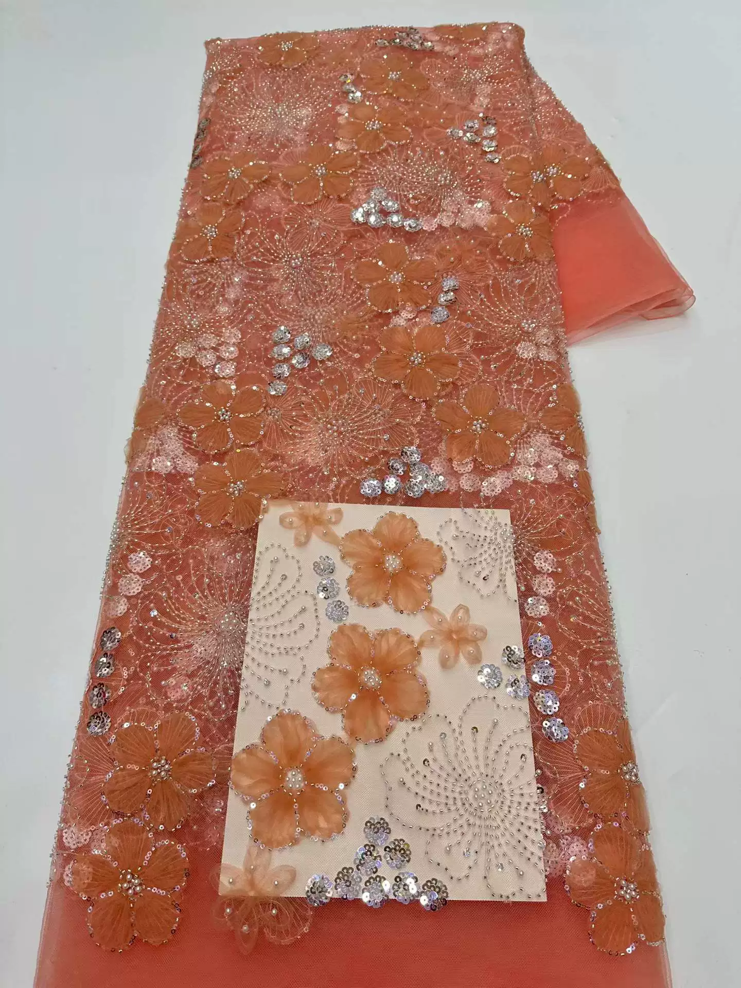 5yard soft mesh fabric Crystal - Crystal Mesh Fabric incelemesi ve fiyatı