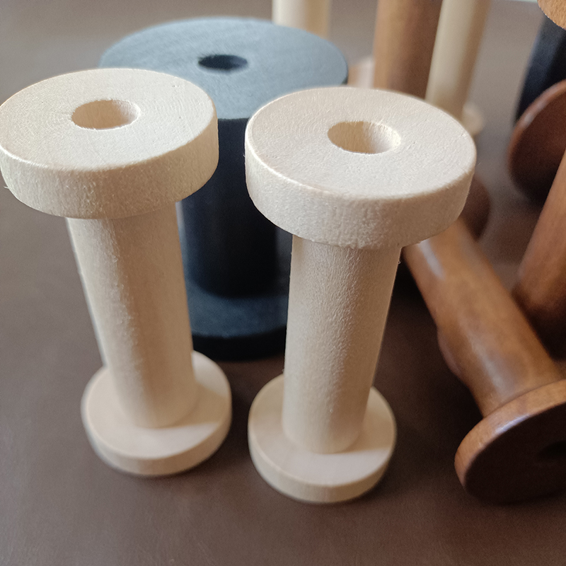 10Pcs/Set Vintage Natural Wood - Organza Ribbon Spool incelemesi ve fiyatı