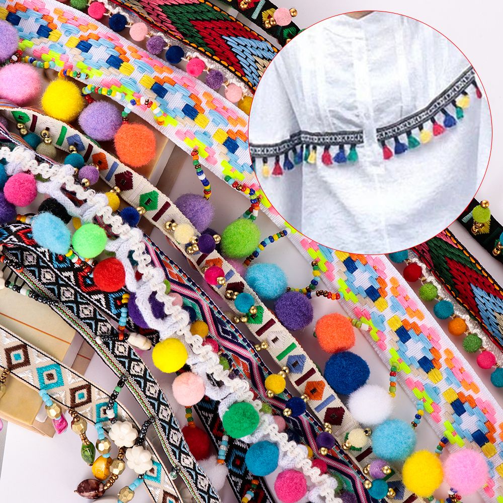 1yard Bohemia Tassel Lace Trim - Lace Ribbon Trim incelemesi ve fiyatı