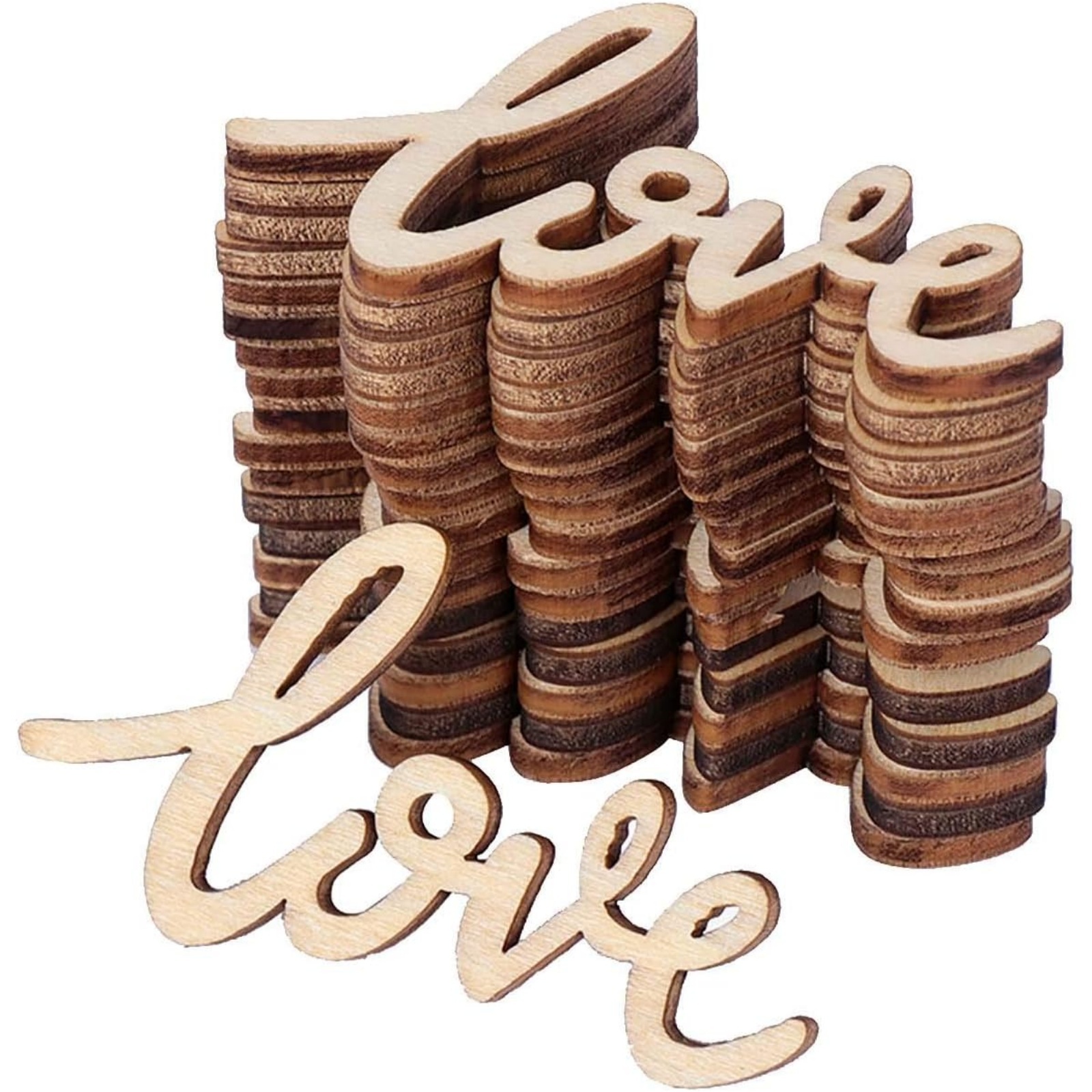 18/36 Pcs Little Love Wood Cra - Christmas Craft Embellishment incelemesi ve fiyatı