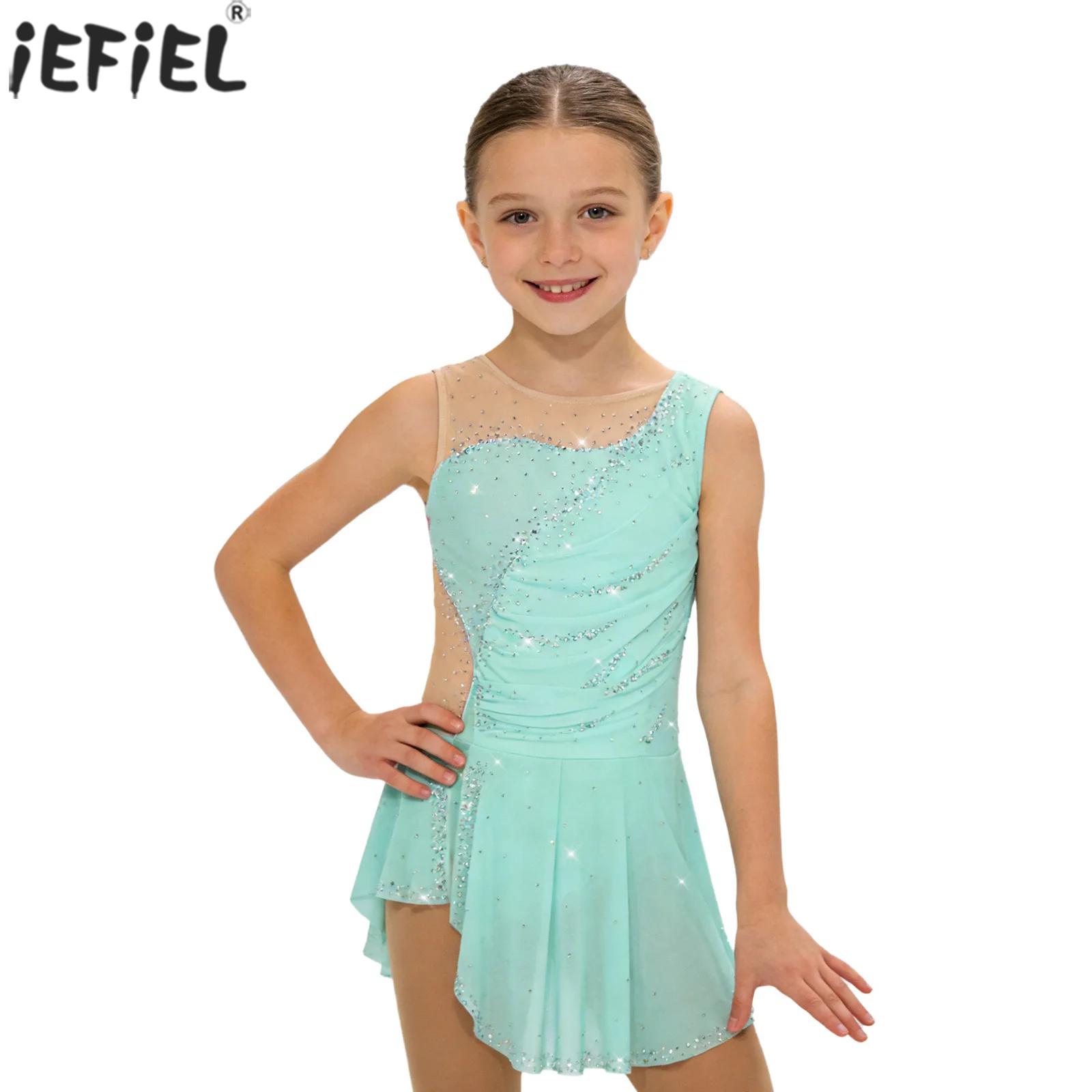Kids Girls Figure Ice Skating  - Rhinestone Banding Trim incelemesi ve fiyatı