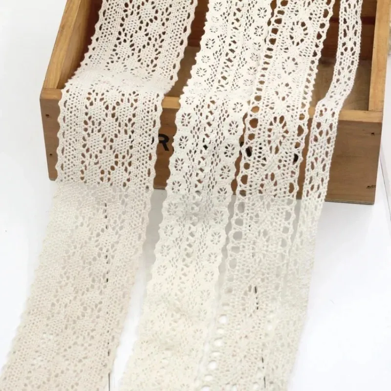 Ivory White Cotton Lace Trim R - Lace Ribbon Trim incelemesi ve fiyatı