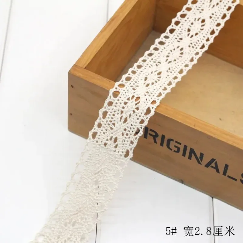 Ivory White Cotton Lace Trim R - Lace Ribbon Trim incelemesi ve fiyatı