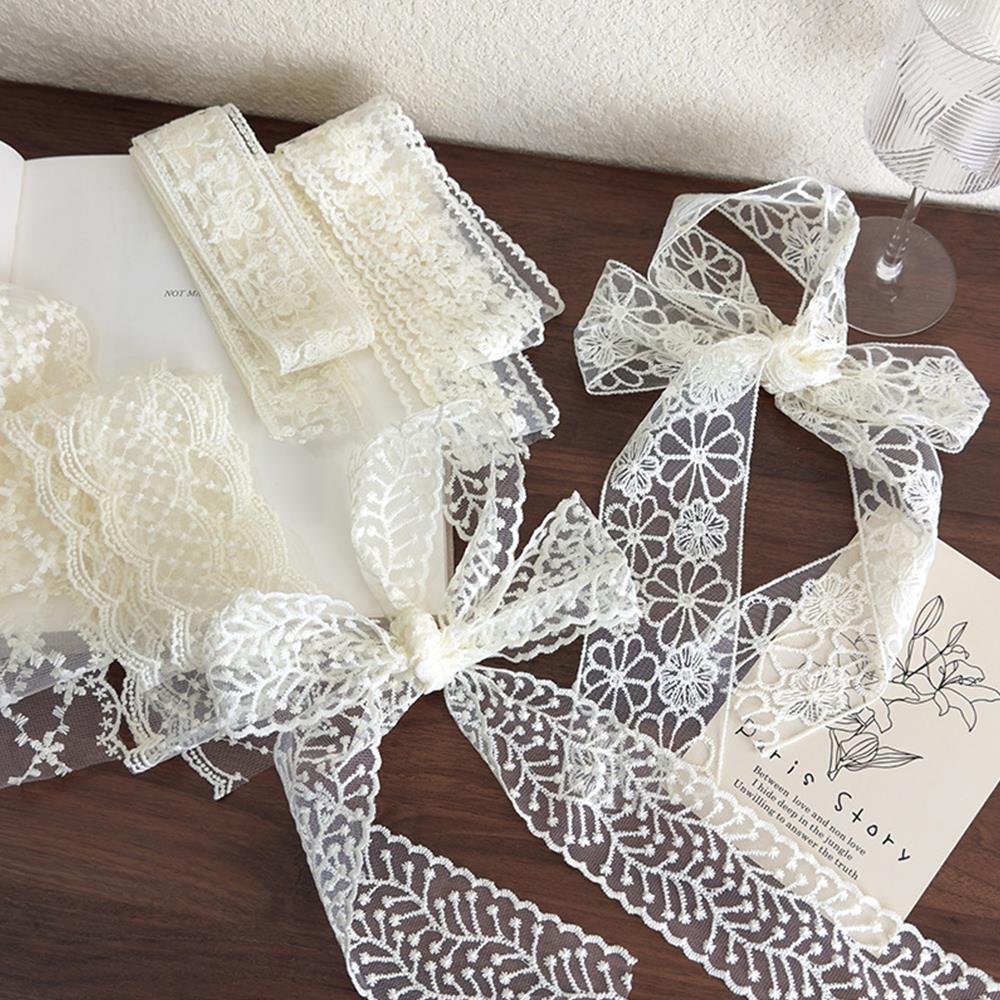Elegant Lace Scarf Bow Necklac - Lace Ribbon Trim incelemesi ve fiyatı