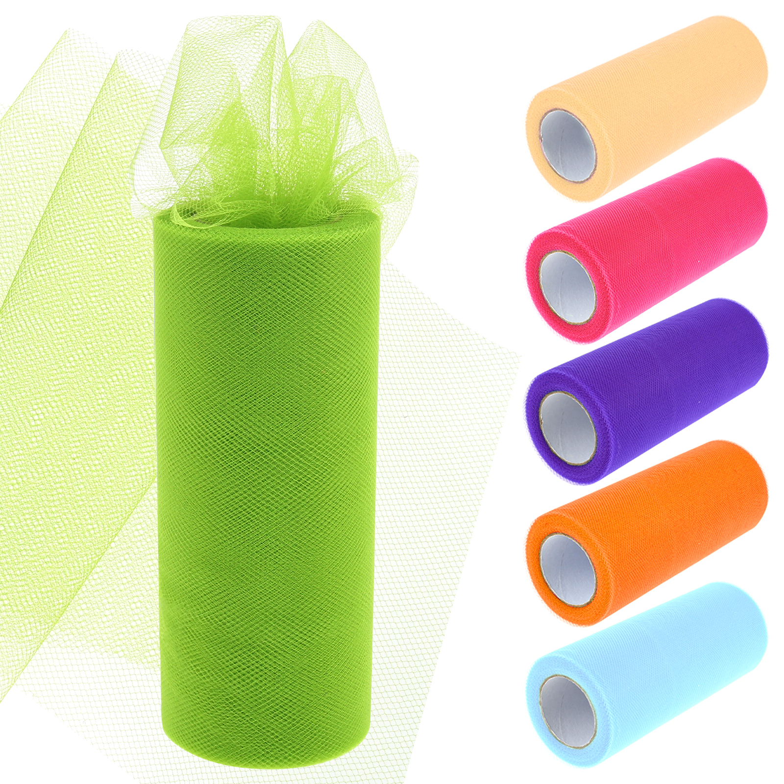 6 Colours Organza Tulle Fabric - Organza Ribbon Spool incelemesi ve fiyatı