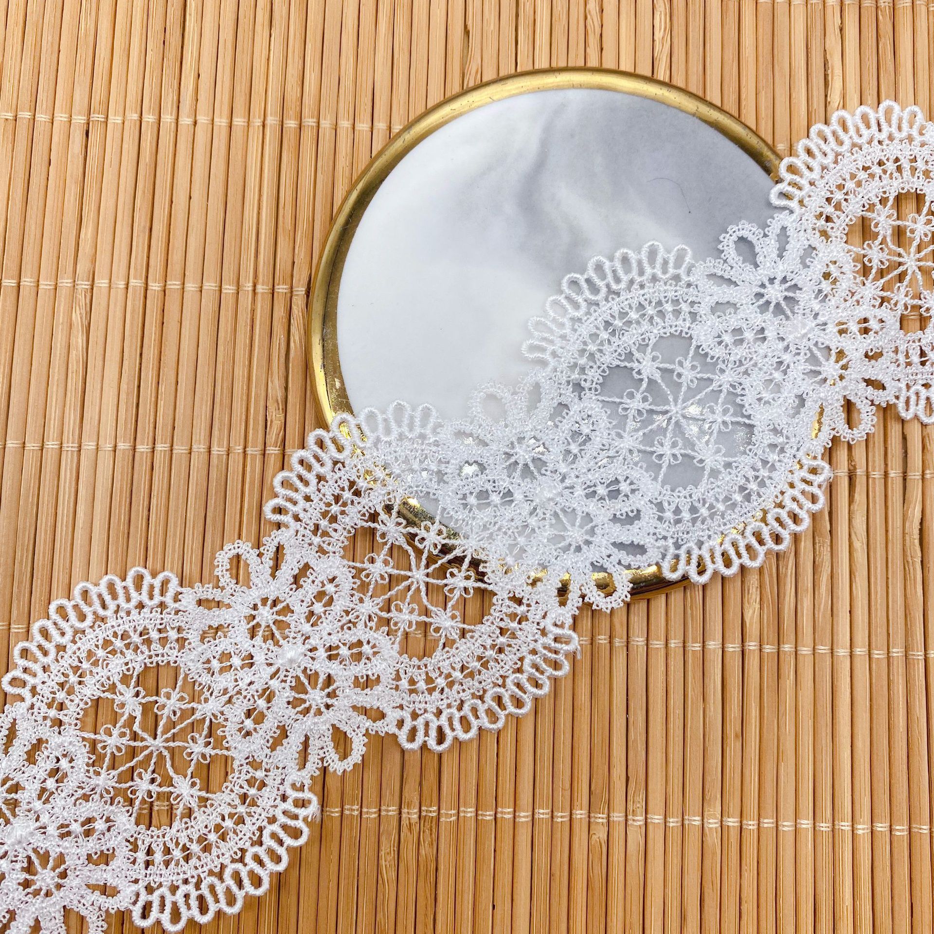 Hollow Flower Embroidered Lace - Lace Ribbon Trim incelemesi ve fiyatı