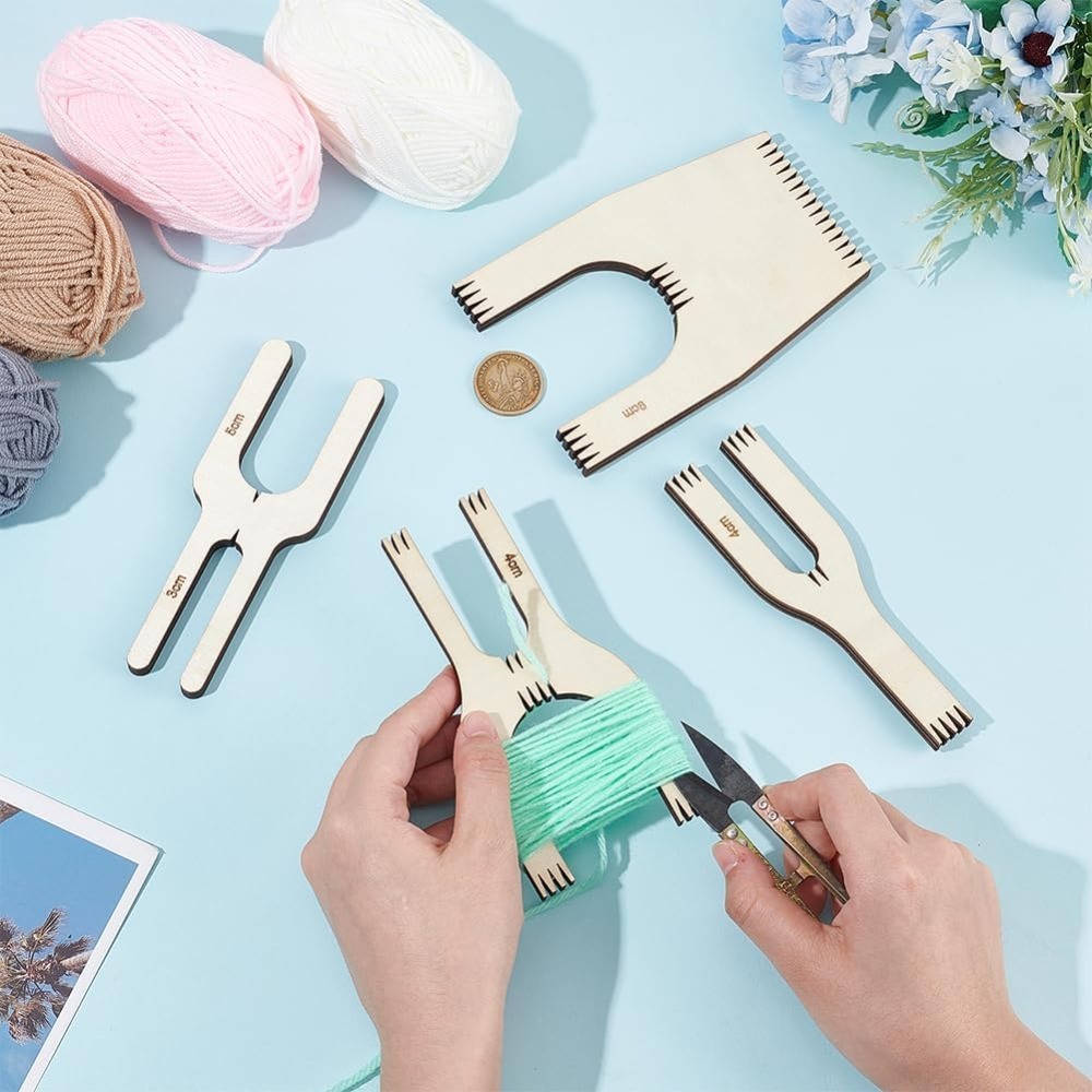 4 Sizes Wooden Pompom Maker (5 - Pom Pom Maker Tool incelemesi ve fiyatı