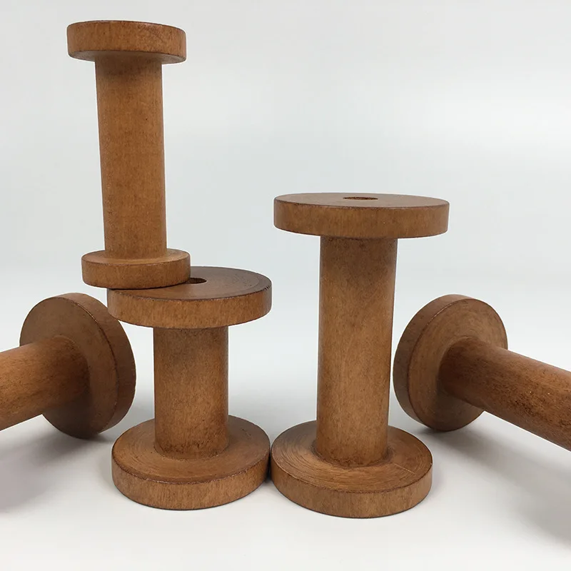 1Pc Vintage Wooden Spools DIY  - Organza Ribbon Spool incelemesi ve fiyatı