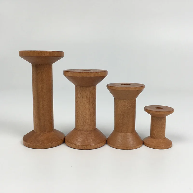 1Pc Vintage Wooden Spools DIY  - Organza Ribbon Spool incelemesi ve fiyatı