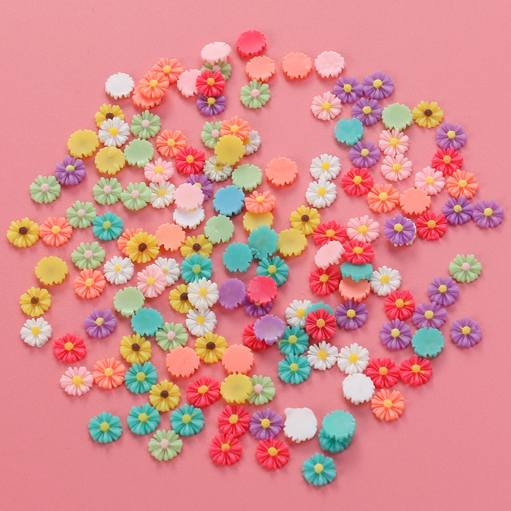 50Pcs 9Mm Small Daisy Resin Fl - Embellish Craft incelemesi ve fiyatı