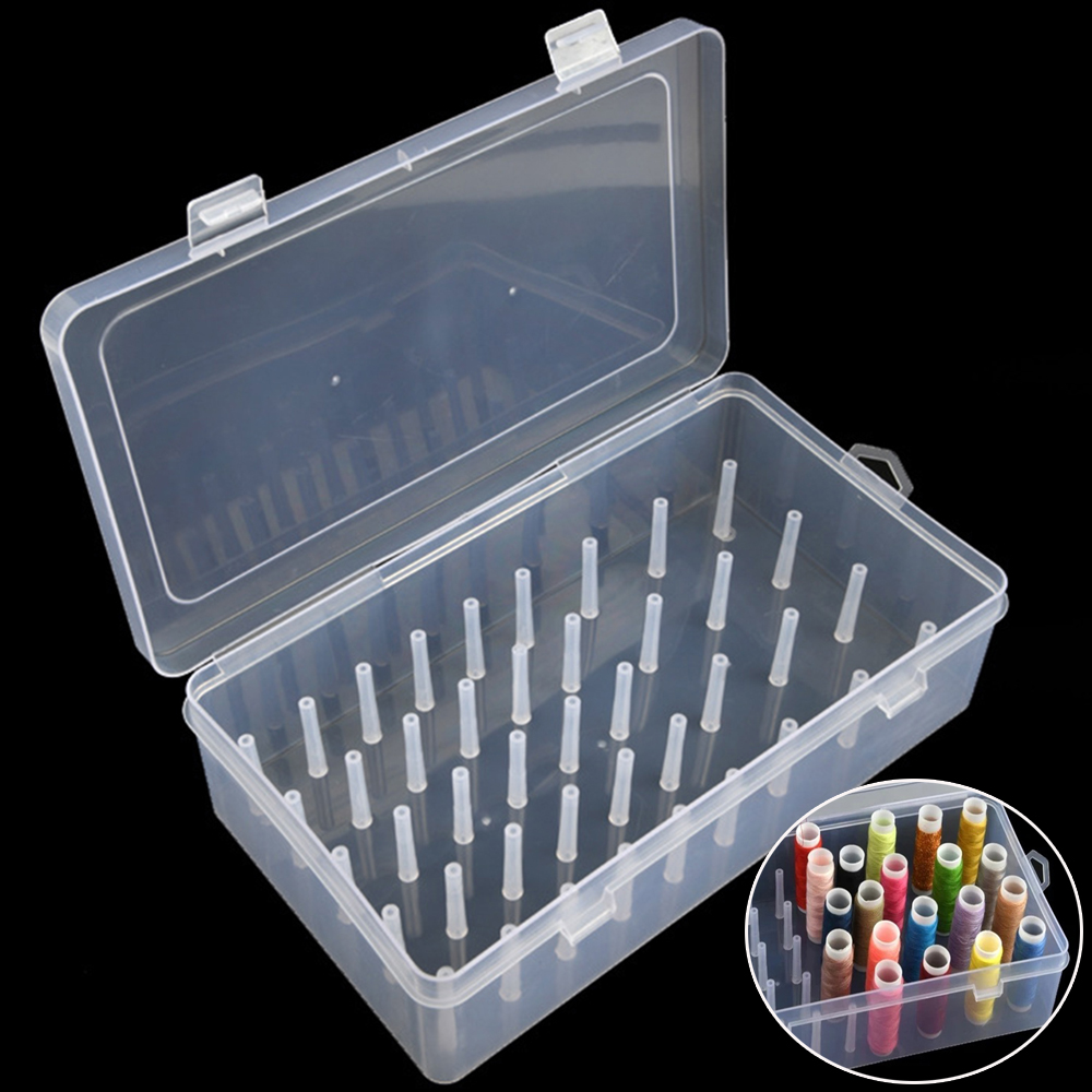 New Sewing Thread Box 42 Piece - Craft Embellishment Storage incelemesi ve fiyatı