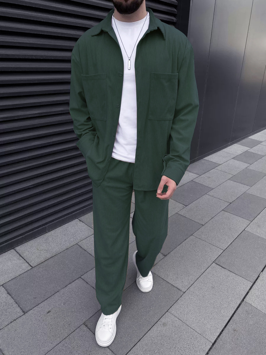 Men's corduroy two-piece outfi - Embellish Knit incelemesi ve fiyatı