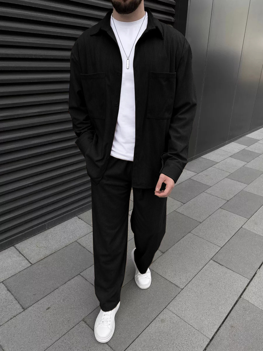 Men's corduroy two-piece outfi - Embellish Knit incelemesi ve fiyatı