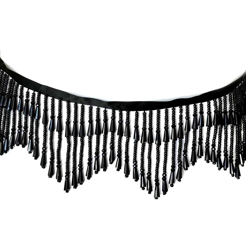 HelluyerDc Black waves fringe  - Beaded Trim Fringe incelemesi ve fiyatı