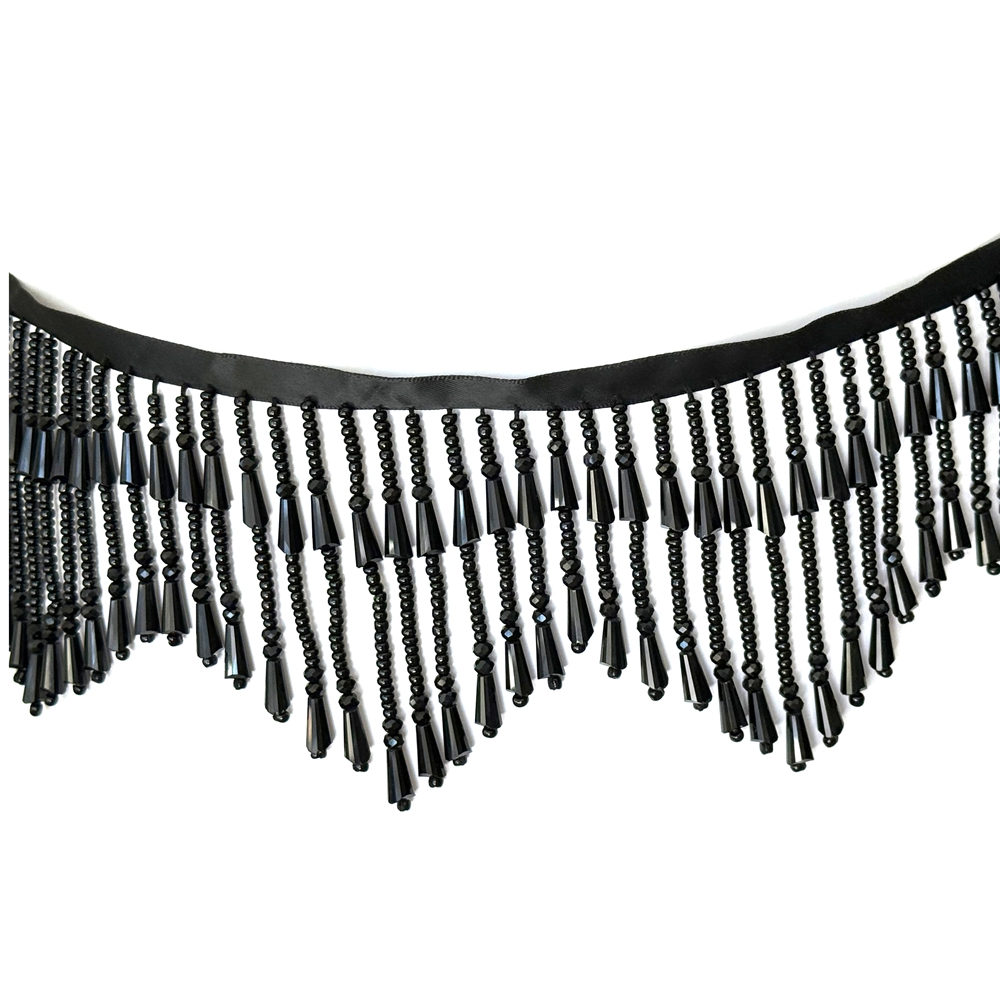 HelluyerDc Black waves fringe  - Beaded Trim Fringe incelemesi ve fiyatı