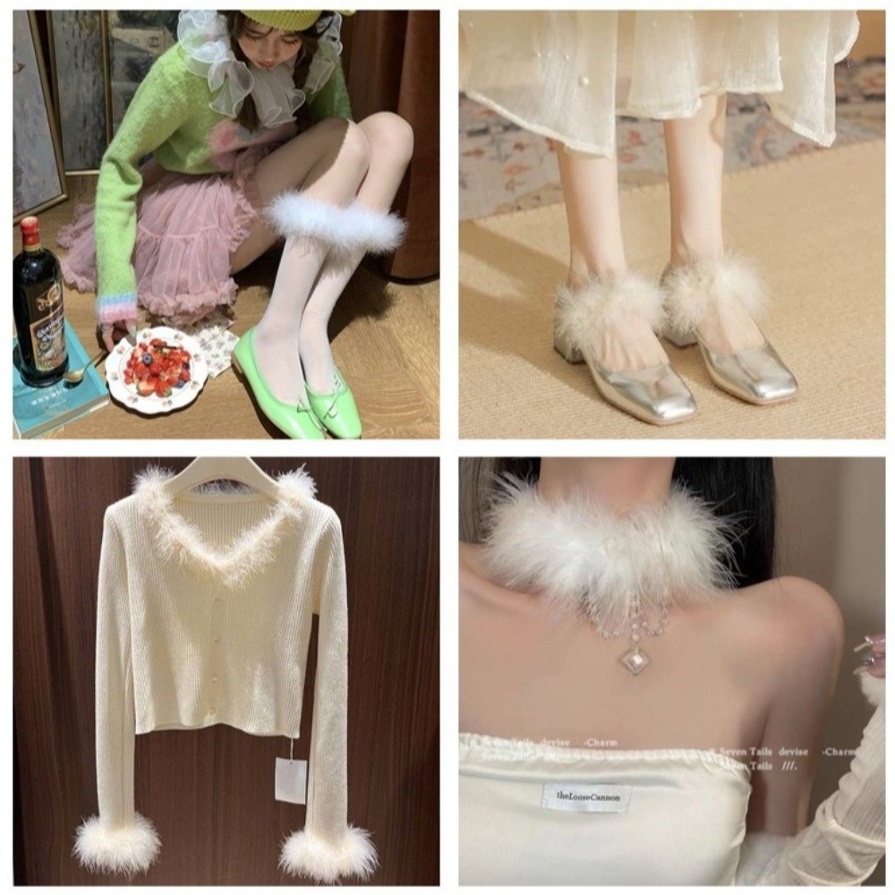 2 Meter Marabou Feather Boa Fa - Feather Trim Marabou incelemesi ve fiyatı