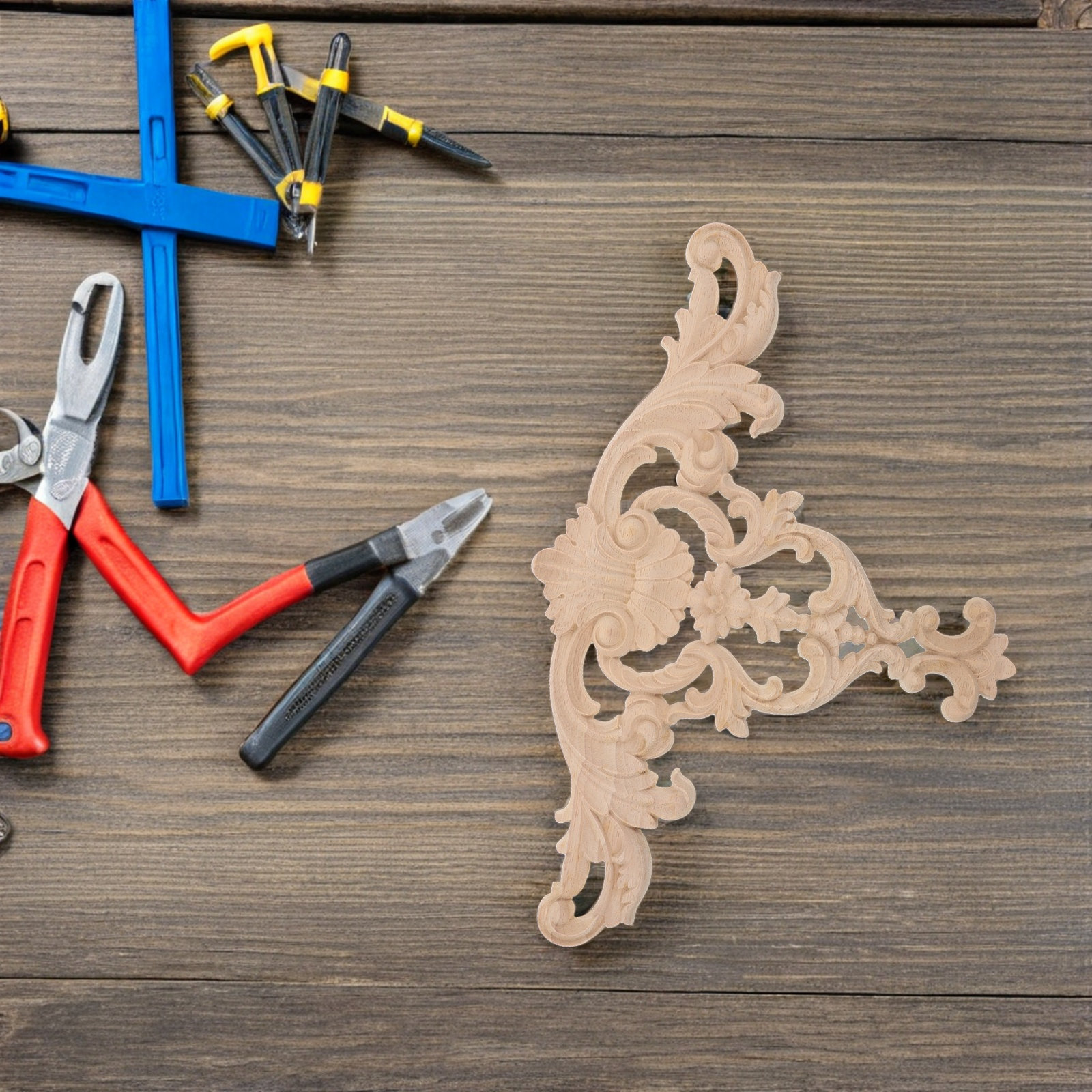 Wood Carved Appliques for Furn - Embellish Craft incelemesi ve fiyatı