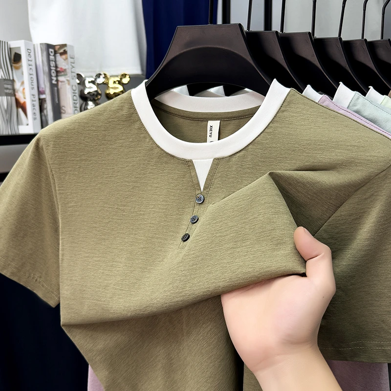 Mens Short Sleeve Henley Neck  - Embellish Knit incelemesi ve fiyatı