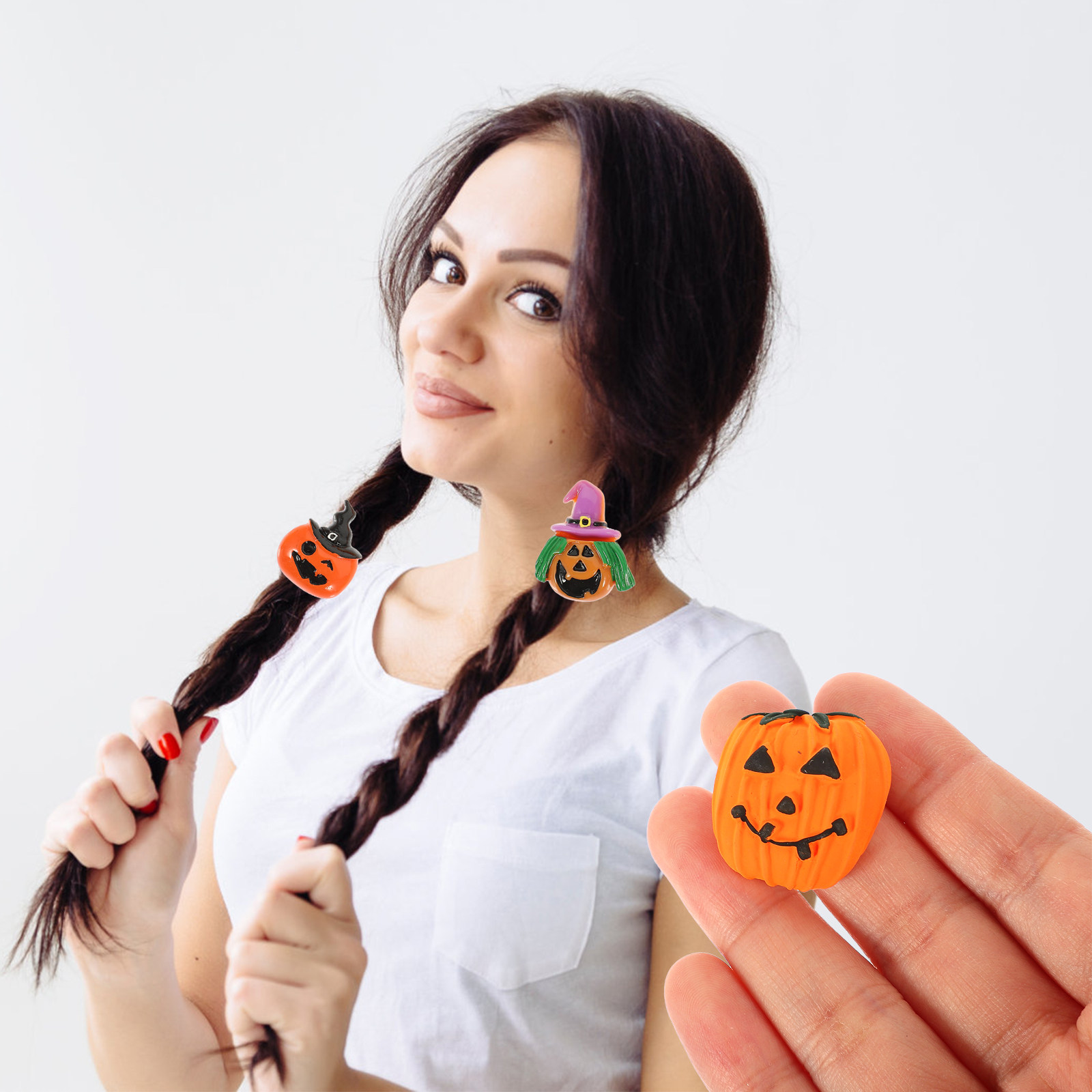 24Pcs Resin Halloween Pumpkin  - Embellish Craft incelemesi ve fiyatı