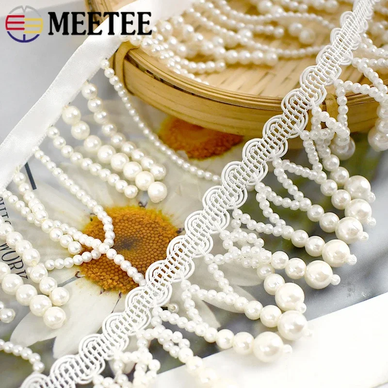 1/2Yards Pearl Beaded Tassel F - Beaded Trim Fringe incelemesi ve fiyatı